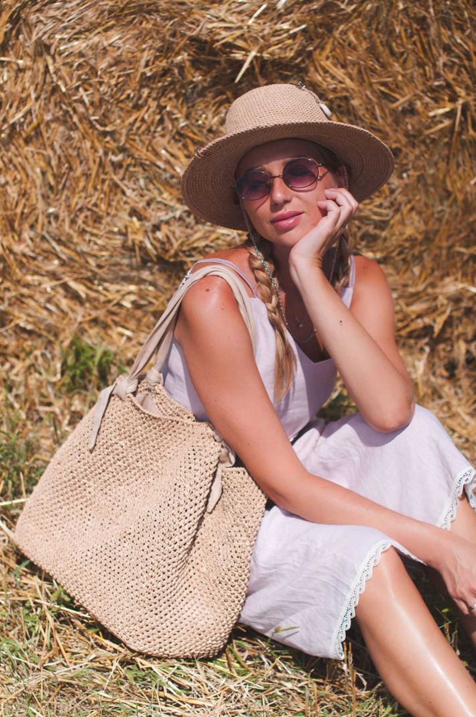 Crochet pattern Raffia hat pattern video tutorial & PDF Etsy