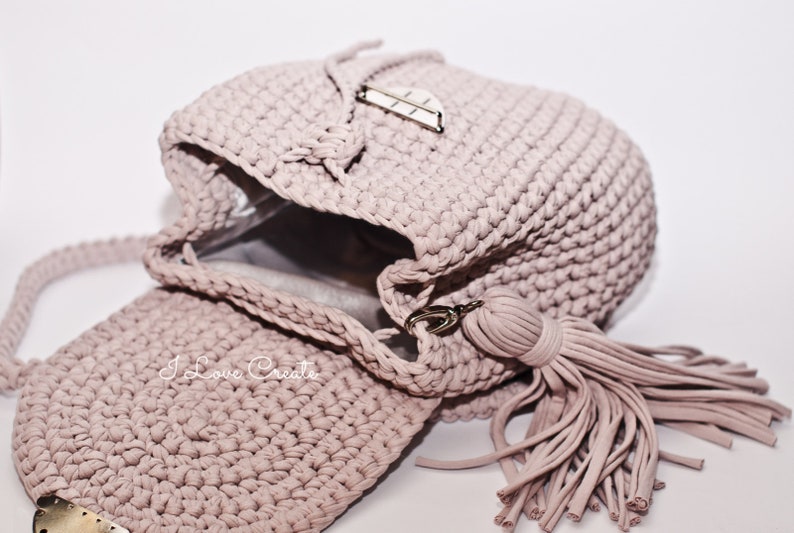 Crochet backpack pattern Boho backpack video tutorial Crochet Etsy