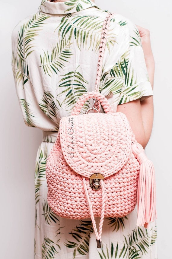 t shirt yarn backpack