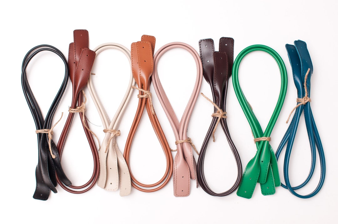 Leather Handbag Handles 65 Cm/ 25 Inches Genuine Leather Etsy