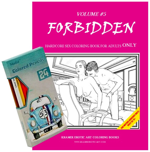 Download Forbidden Volume 5 Erotic Coloring Book For Adults 18 Etsy