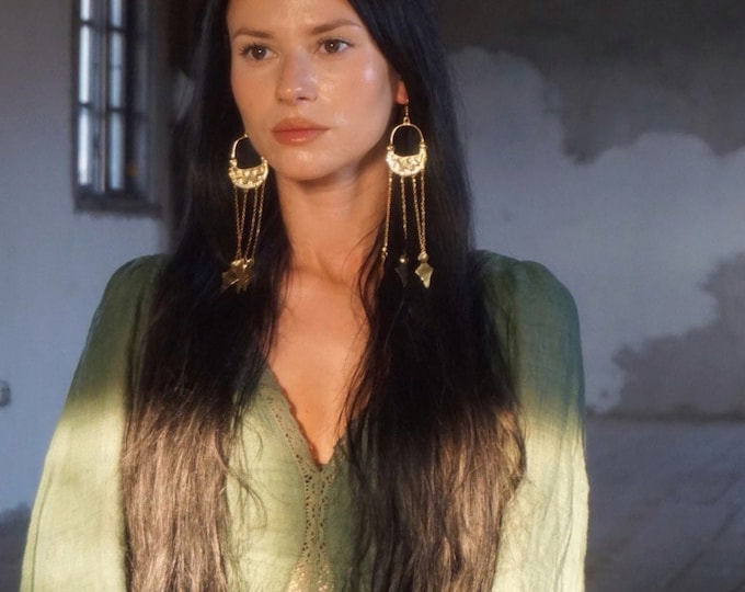 Medeina Earrings Slavic Jewellry, Moravia, Viking, Medieval Jewels