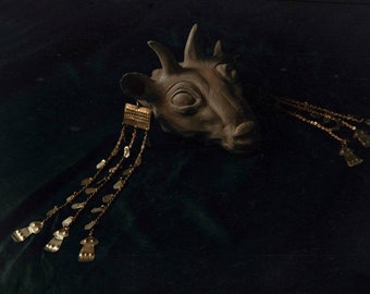 Pendientes Troia III, Joyas antiguas, Pendientes griegos, Joyas de diosas, Accesorios históricos