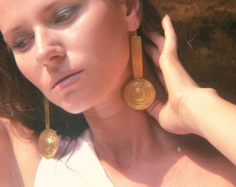 Venus Caelestis Earrings, Ancient Jewelry, Roman, Greek Earrings, Goddess Jewelry