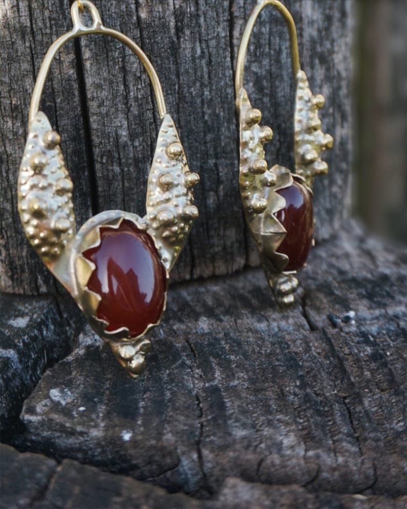 Pendientes Mandukhai, joyería mongola, Ruta de la Seda, medieval, joyería antigua, diosa, etnia, accesorios tradicionales, ARTÍCULO DE PEDIDO ANTICIPADO imagen 2