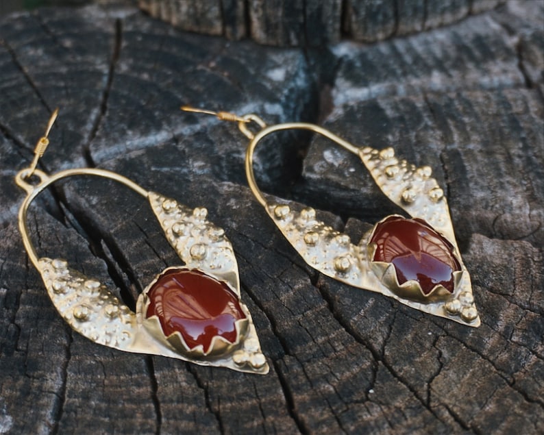 Pendientes Mandukhai, joyería mongola, Ruta de la Seda, medieval, joyería antigua, diosa, etnia, accesorios tradicionales, ARTÍCULO DE PEDIDO ANTICIPADO imagen 3