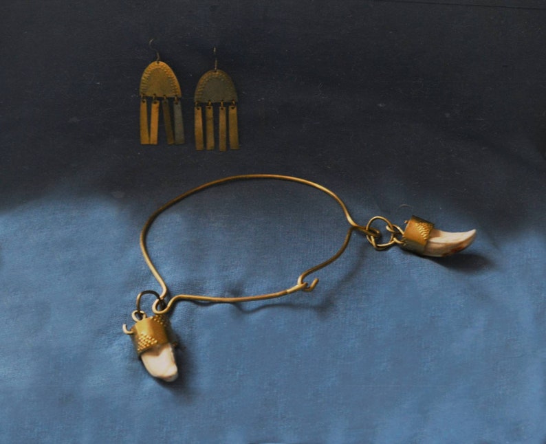 Nebra Crescent Moon Bronze Age Earrings Ancient Jewelry Etsy