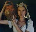 Ognyena Slavic Fire Goddess: Handmade Brass Ethnic Earrings