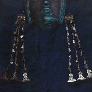 Troia II Earrings, Ancient Jewelry, Greek Earrings, Goddess Jewelry, Historical Accessories zdjęcie 2