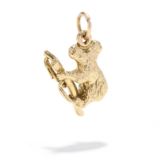 Vintage Koala Charm, 18K Gold, Koala Bear Charm, … - image 3