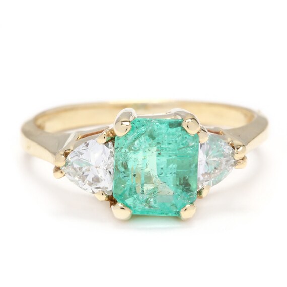 Emerald green ring - Gem Emerald green ring - Gem