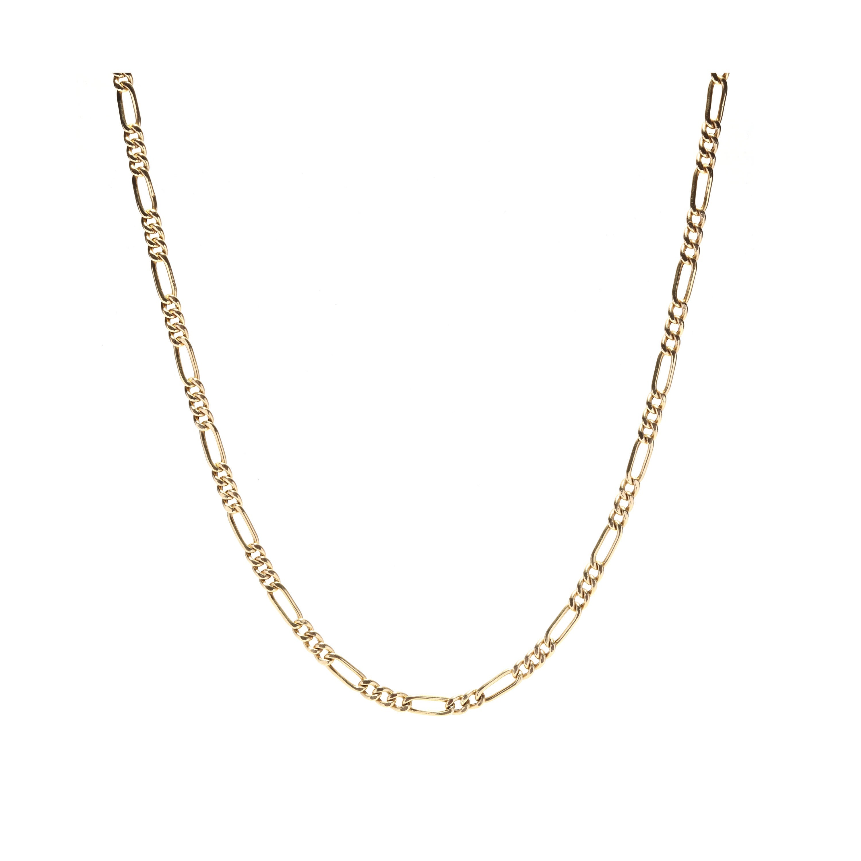 18k Gold Figaro - Etsy