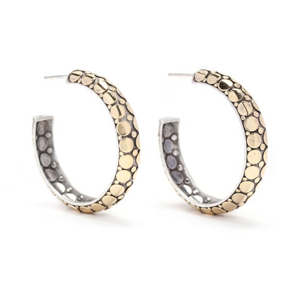 John hardy gold hoop best sale earrings