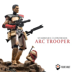 Star Wars Black Series Clone ARC Trooper Clone Wars 50th Anniversary diorama