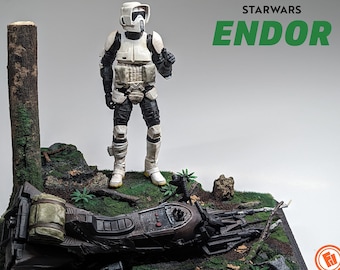 スター・ウォーズ エンドア ツリートップ・ビレッジ ジオラマ - Etsy 日本