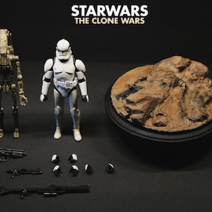 Starwars Clonewars Geonosis custom 1/12 diorama