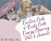 Emotion Code, Body Code for Pets or Animals - Cat, Dog, Horse, Cow, Pig, Bird, Livestock, Zoo, Farm, Reptile, Fish, Mammal, Wildlife ...
