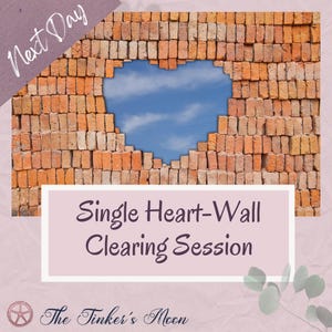 Next Day Heart Wall Clearing - Release Hidden Heart-Wall - Personalized Emotion Code Sessions - Detailed Digital PDF, DIY tips