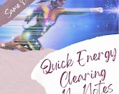 Quick Energy Clearing Session (No Notes) - Remove Energy Blocks - Immediate access PDF with Basic Session Info &  DIY Tips