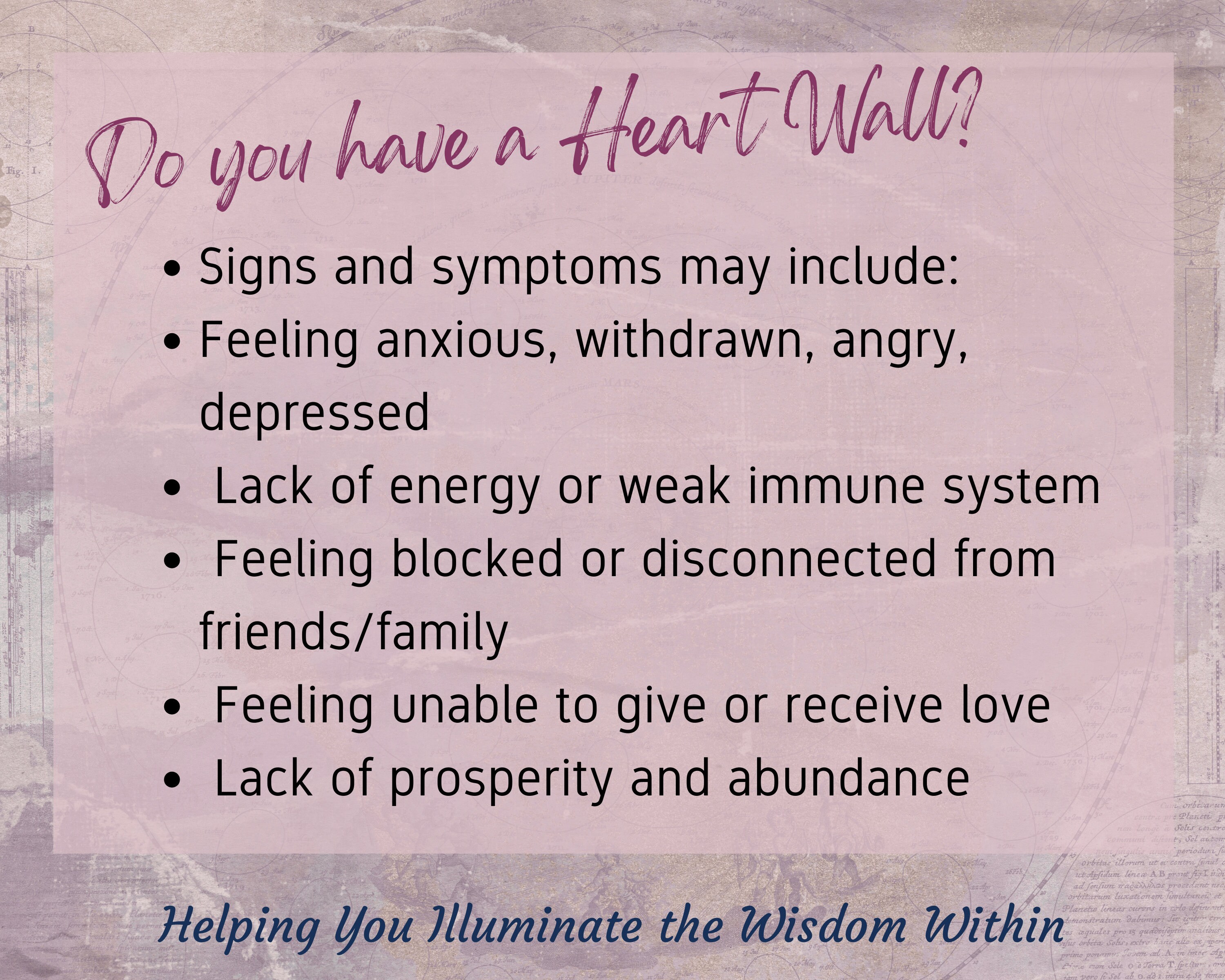 Complete Heart Wall Clearing Package Personalized Emotion Code Sessions