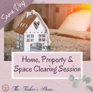 Same Day House, Home, Office, Property, Space Clearing - Remove Entities, Ghosts, Spirits - Blessing for Protection and Peace, Digital PDF