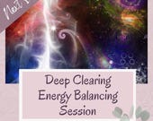 Deep Clearing Energy Balancing Session -  Silmilar to Body Code but preferred by my clients - Remote - Includes PDF