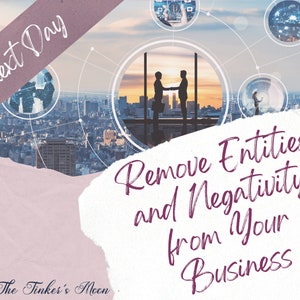 Remove Negative Energy, Hexes, Curses, and Entities from Your Business - Next Day Remote - Personalized Session - Digital PDF