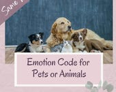 Emotion Code for Pets or Animals - Cat, Dog, Horse, Cow, Pig, Bird, Livestock, Zoo, Farm, Reptile, Fish, Mammal, Wildlife ...