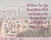 30 Done-for-You Editable Canva Social Media Graphics & Captions for Emotion Code and Body Code Practitioners - Save Time - Boost Engagement