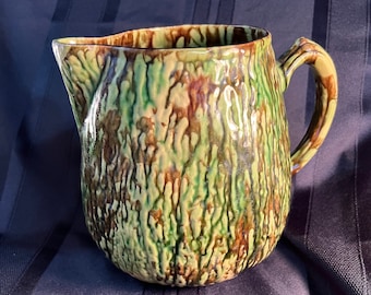 Green and Brown Pottery Jug