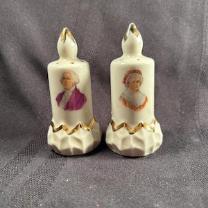 George and Martha Washington Salt and Pepper shakers