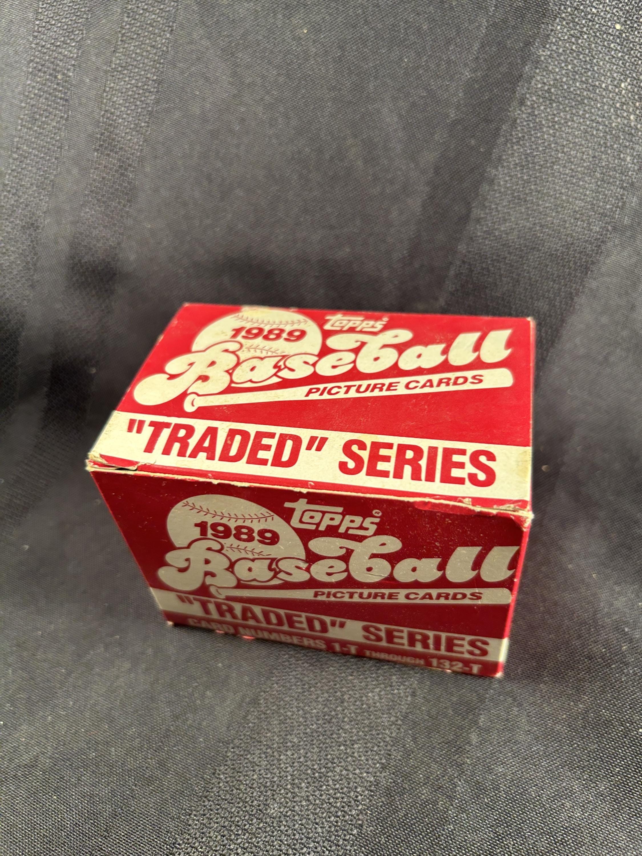 1989 Topps ベースボール「トレード」シリーズ ボックス