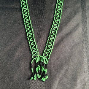 Vintage hand beaded necklace