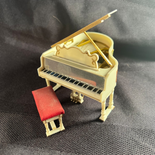 Doll House Piano and bench with Metronome