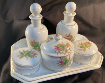 Set cosmetico vanity in porcellana