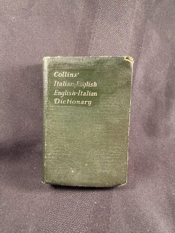 Vintage Collins' Italian-english Dictionary – Hardcover Bilingual