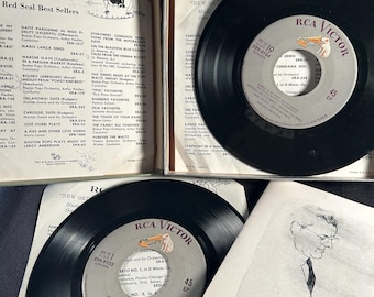 Vintage Glenn Miller und sein Orchester - Limitierte Ausgabe Band Eins - RCA Victor 45 RPM Set