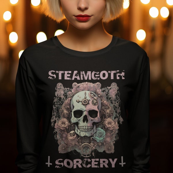 Steampunk Sorcery Sweatshirt: Explore the Enchanting World of Steamgoth and Vintage Whimsigoth Fashion