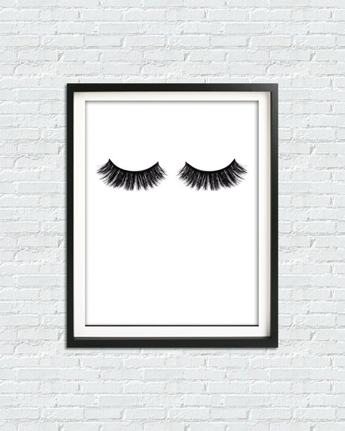 Eyelash Wall Art Fashion Poster Makeup Wall Art Makeup Etsy