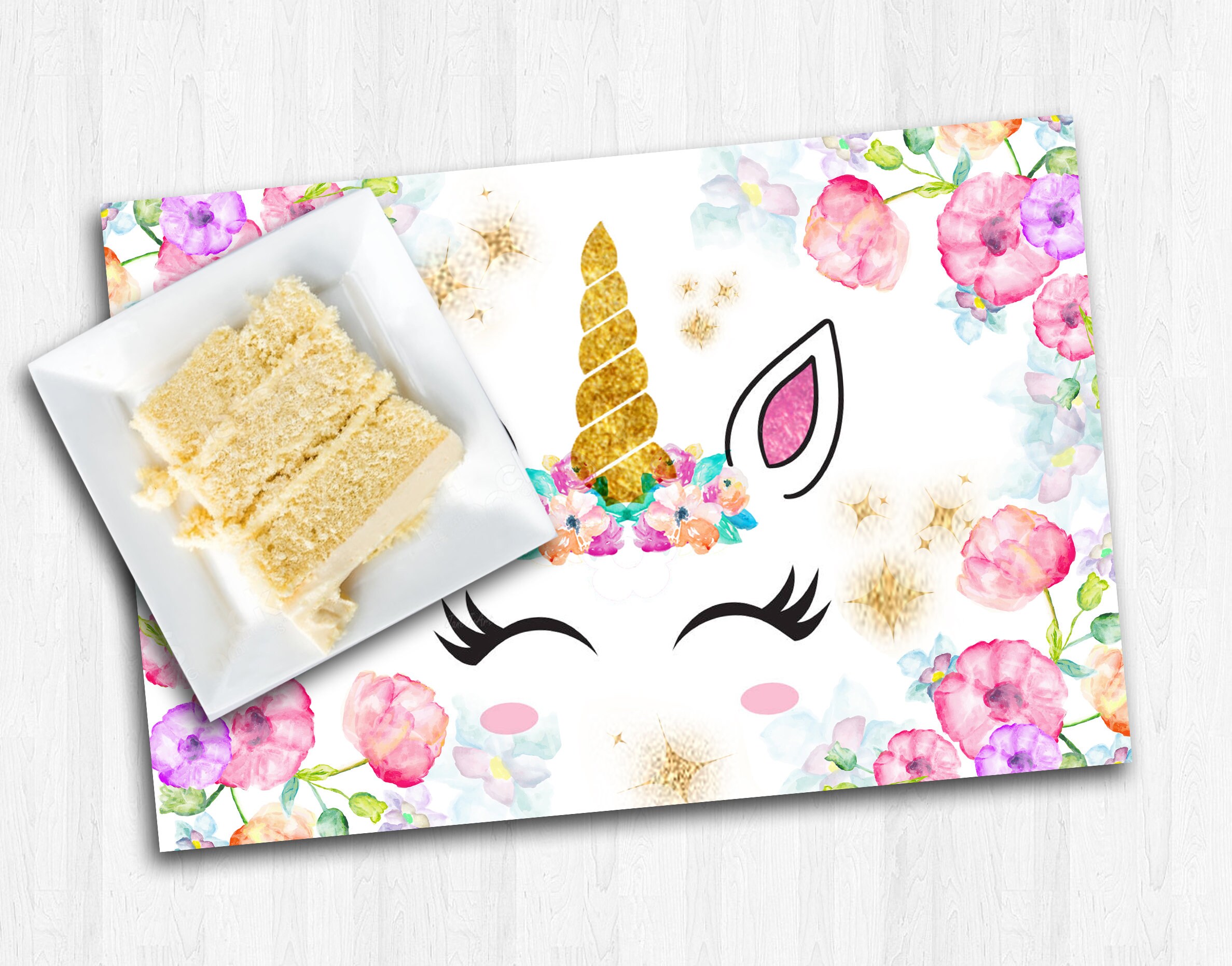Paper Placemats Unicorn Party Unicorn Invitation Unicorn Etsy Hong Kong