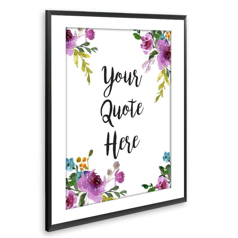 purple nursery decor custom quote print purple nursery