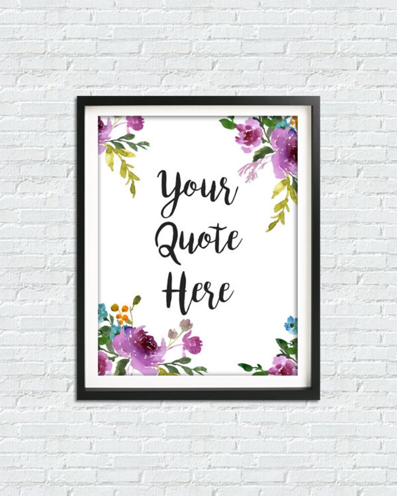 purple nursery decor custom quote print purple nursery