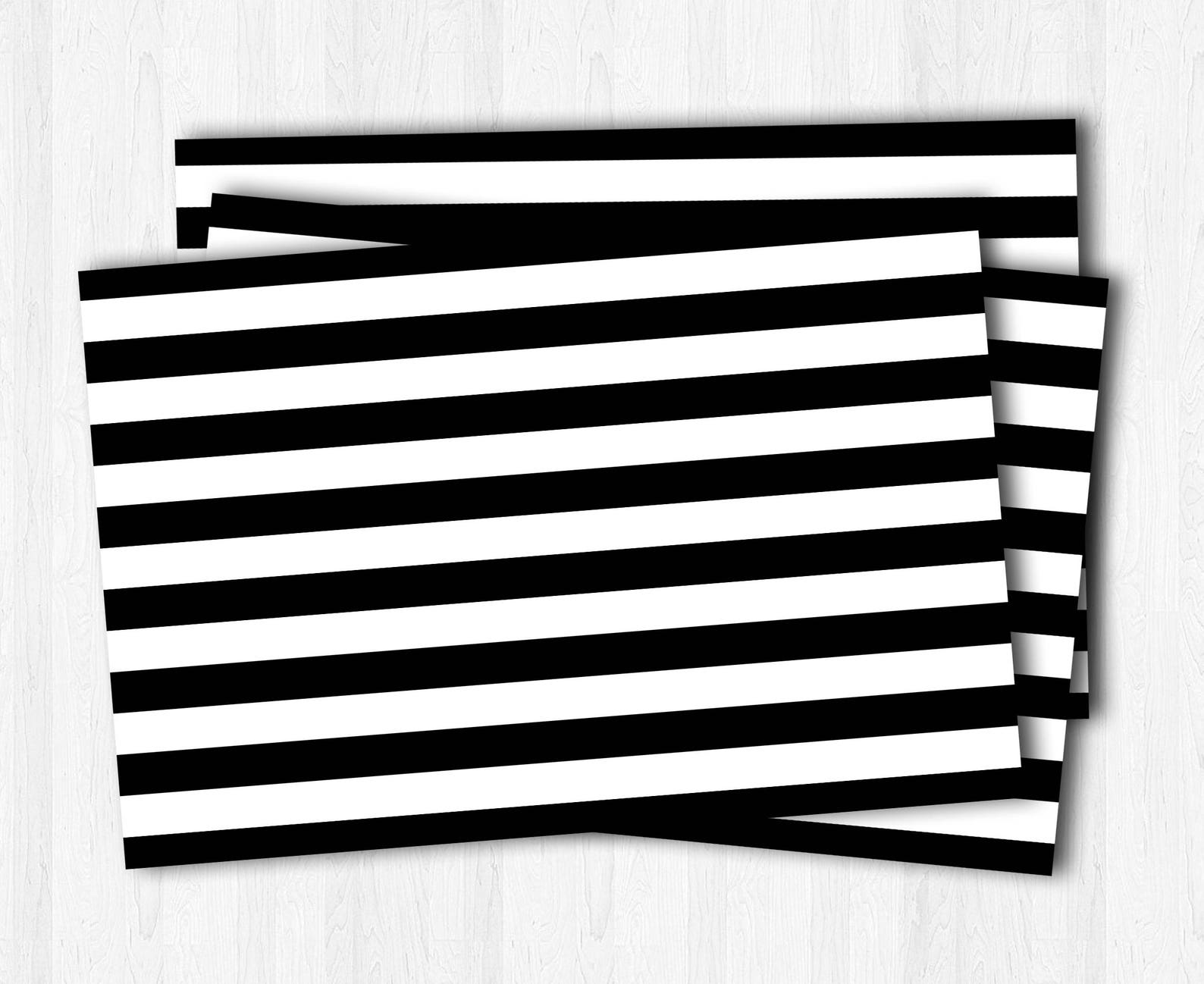 Black and White Placemat Paper Placemat Printable Placemat Etsy