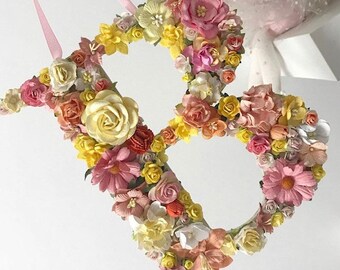 Hanging Flower Letter