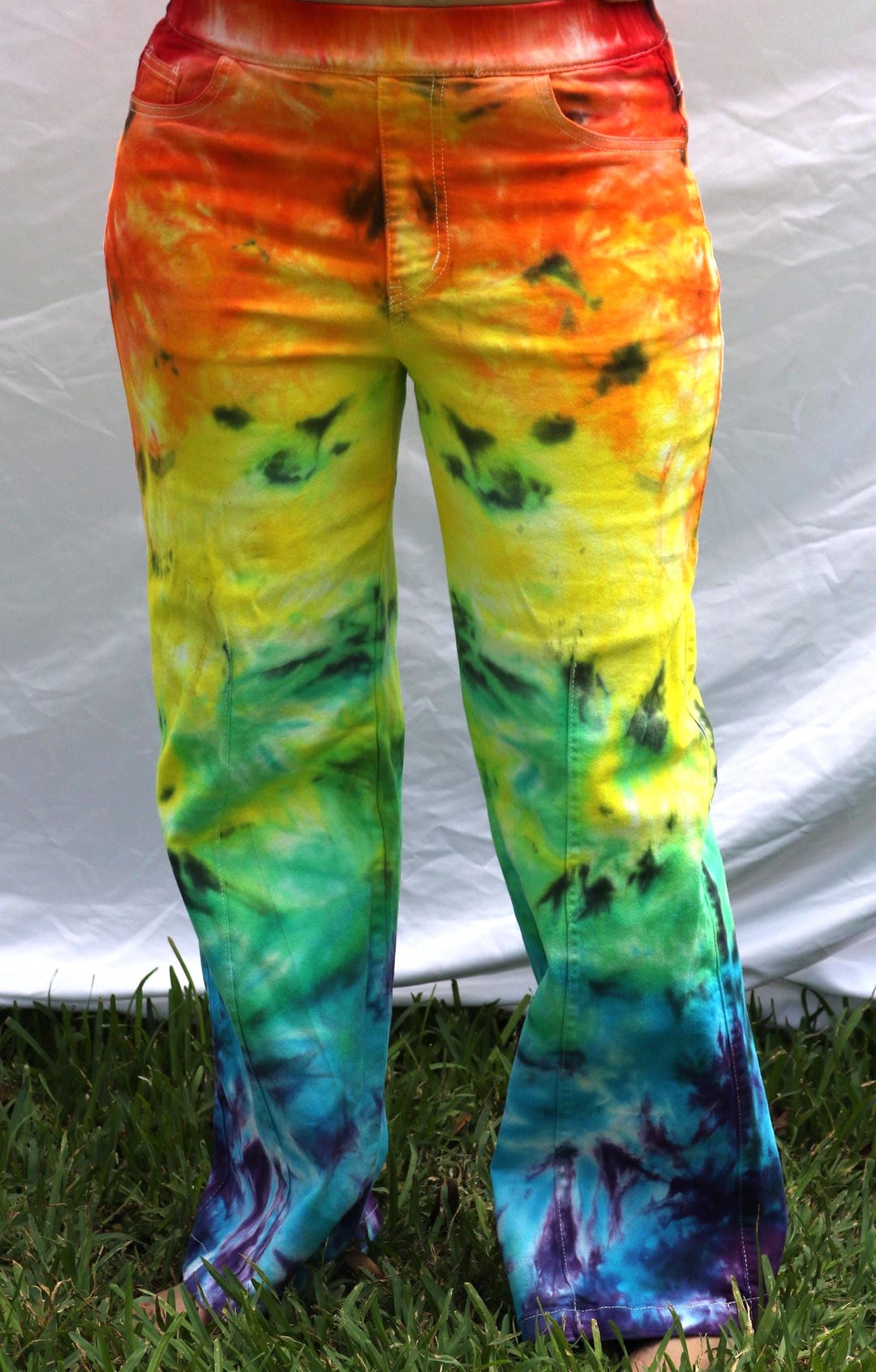 Reactive Dyed Denim Pants