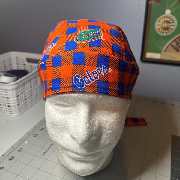 Florida State University, Gators, Florida Gators, Durag, Skull Cap, Du Rag, Hat, Chemo Cap, Surgical Hat, Motorcycle Hat, NCAA, Football,