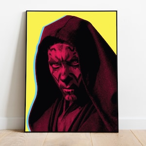Darth Maul Brite // 11x14 // Digital Print