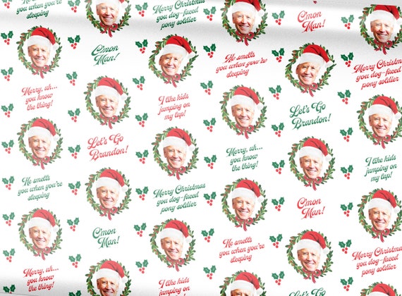 Joe Biden Funny Wrapping Paper - Hilarious Gift Wrap for Every Occasion!