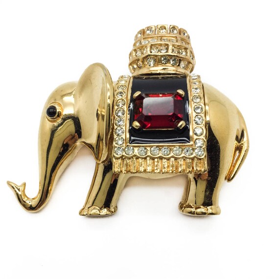 JENNIFER GIBSON JEWELLERY Vintage Ciner Gold Jewel