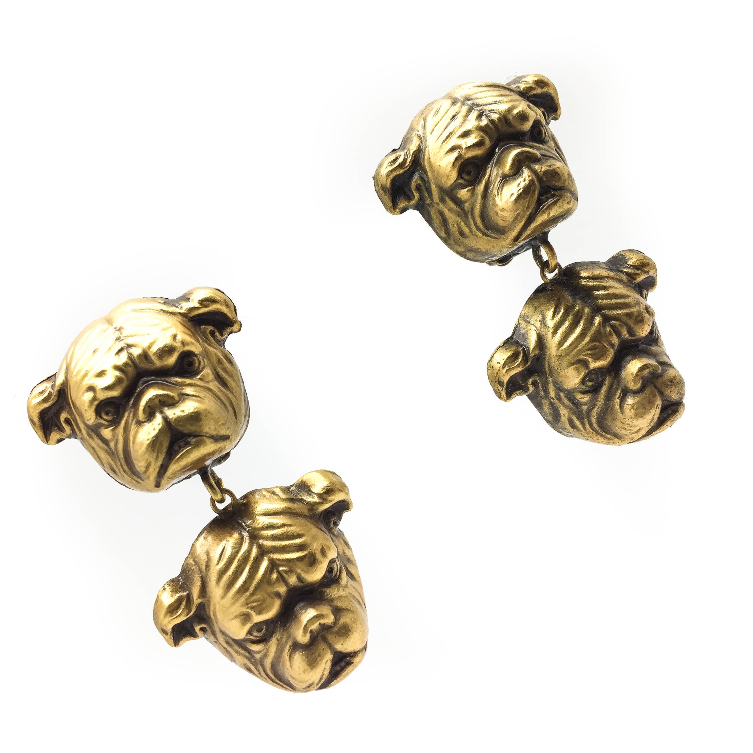 pug stud earrings